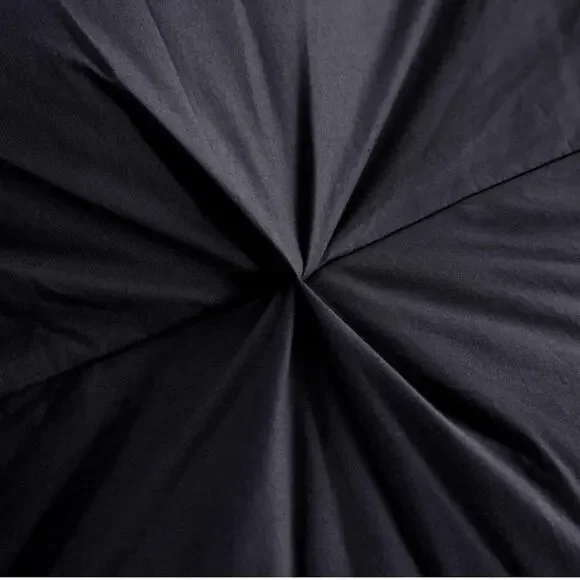 🆕 Black Duvet Down OVERSIZED KING Luxury Quilted Squares 100% Cotton 120” x 98”